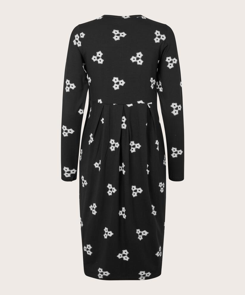 Tulpenkleid mit Reißverschluss, Black