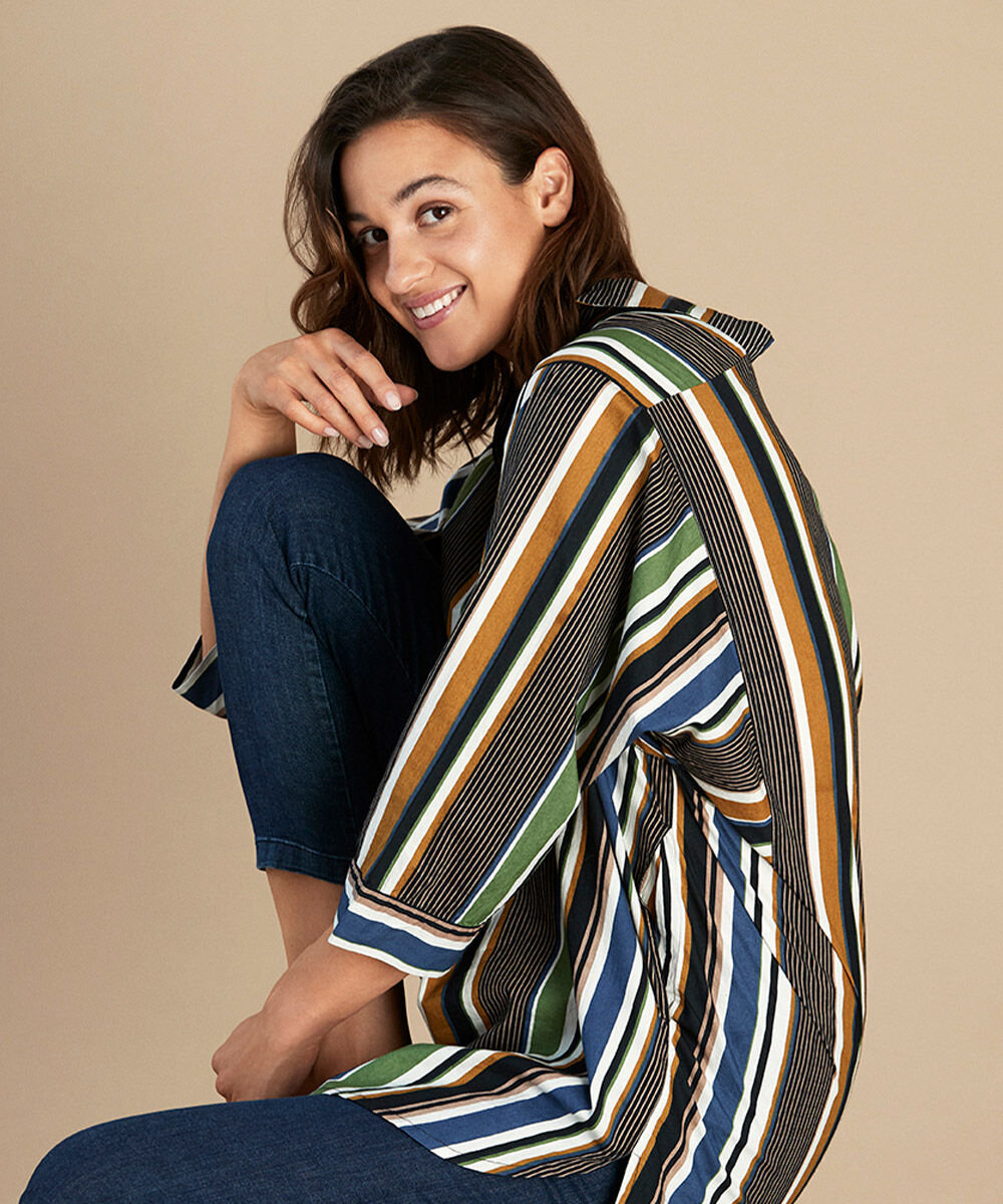 INDIRA HEMDBLUSE, Garden Green