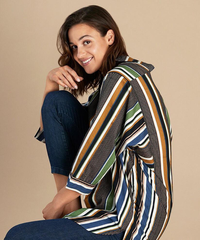 INDIRA HEMDBLUSE, Garden Green