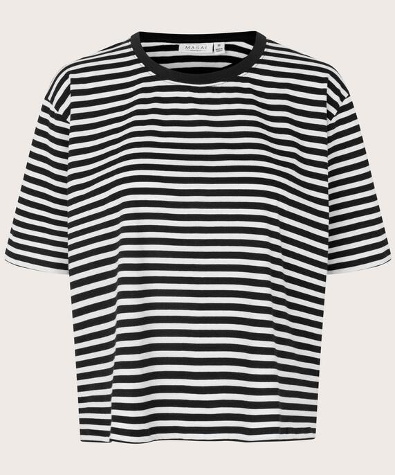 T-shirt Mit Rundhals, Black
