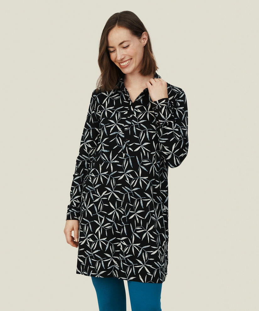 GIZELLE JERSEY TUNIKA, Black