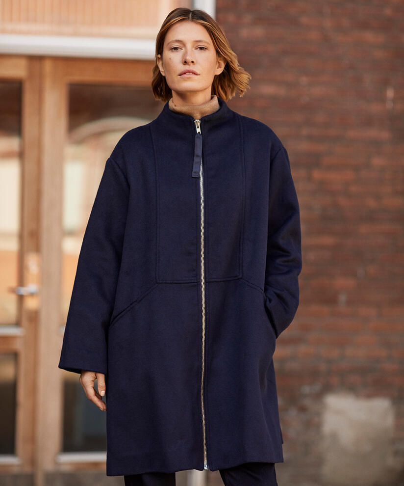 Thorvi Wollmantel, Navy Blazer