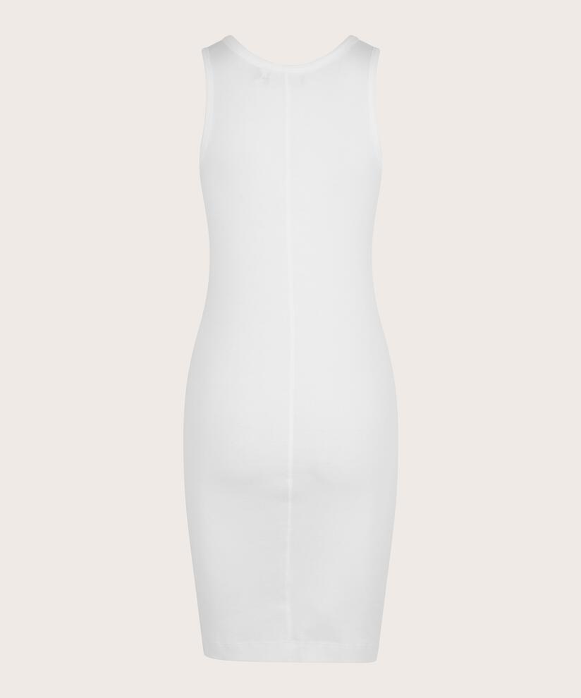 enganliegender Petticoat aus Jersey, White