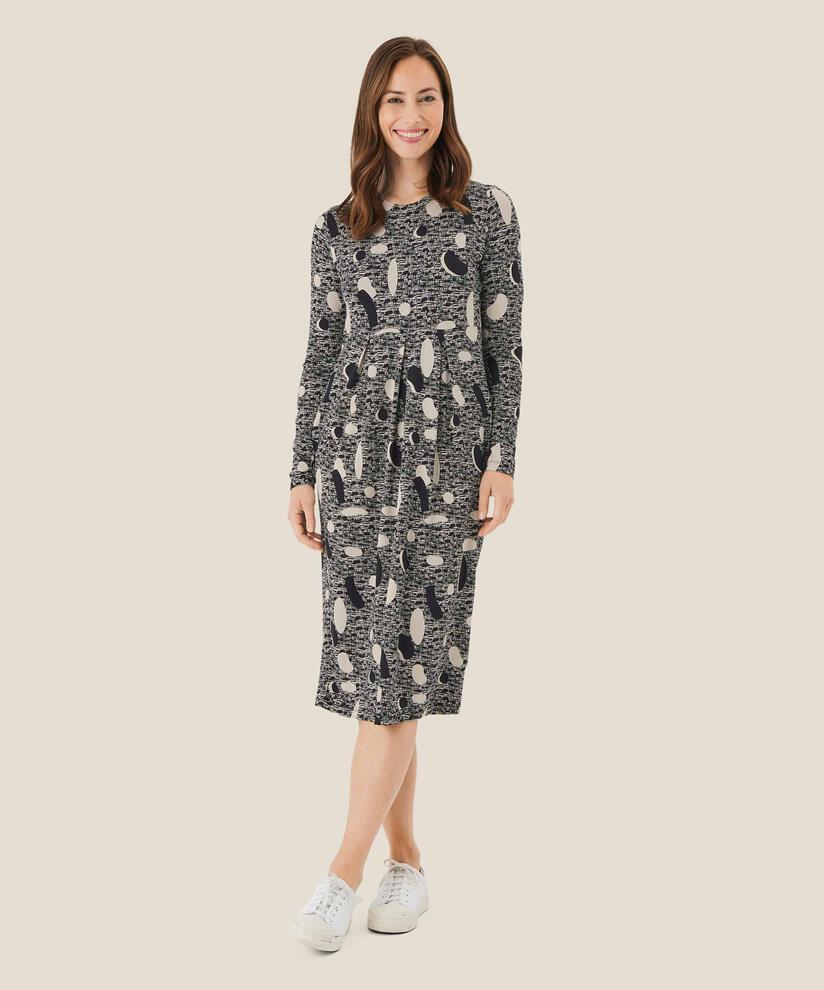 Tulpenkleid aus Jersey, Black