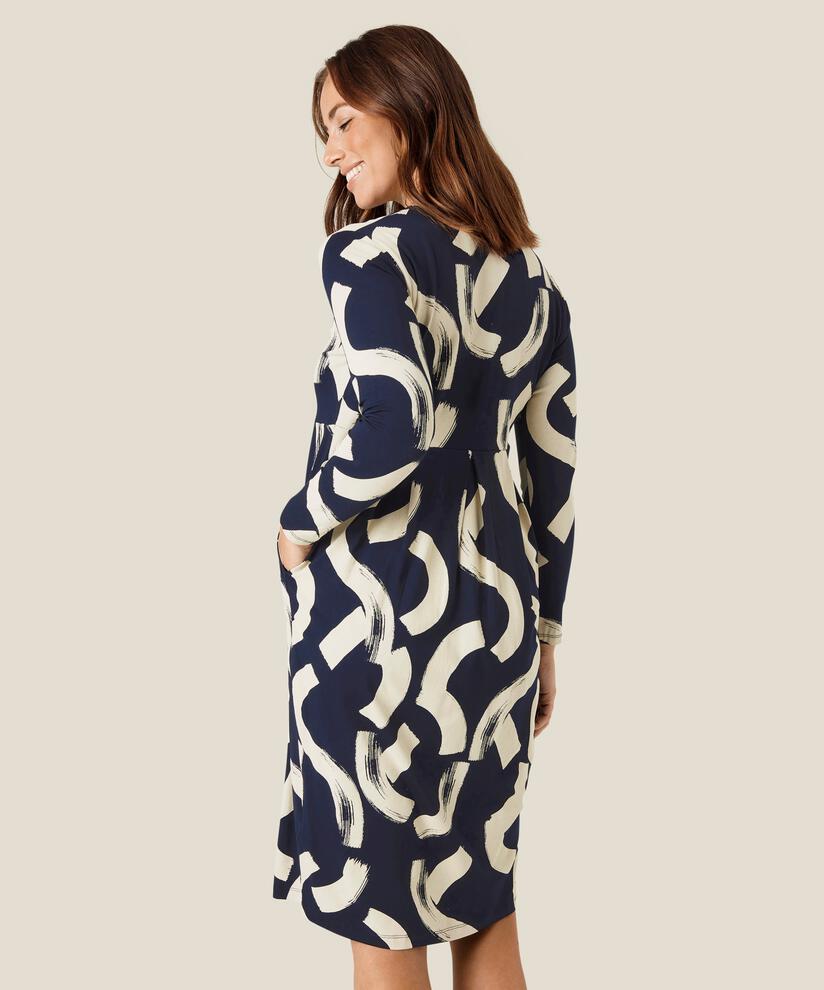 Namo JERSEY Kleid, Navy