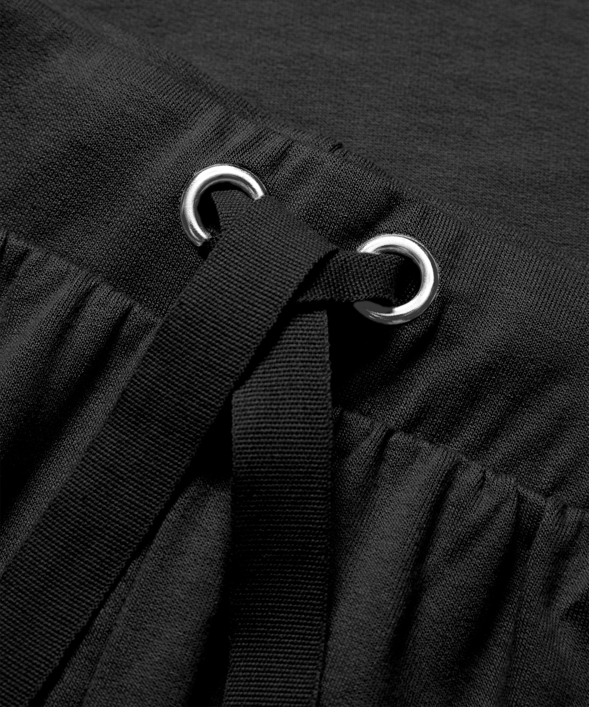 Jogginghose aus weichem Jersey, Black