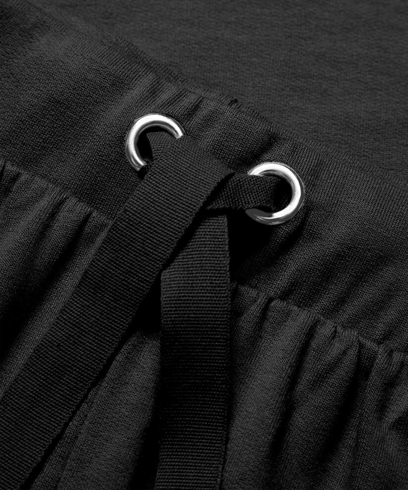 Jogginghose aus weichem Jersey, Black