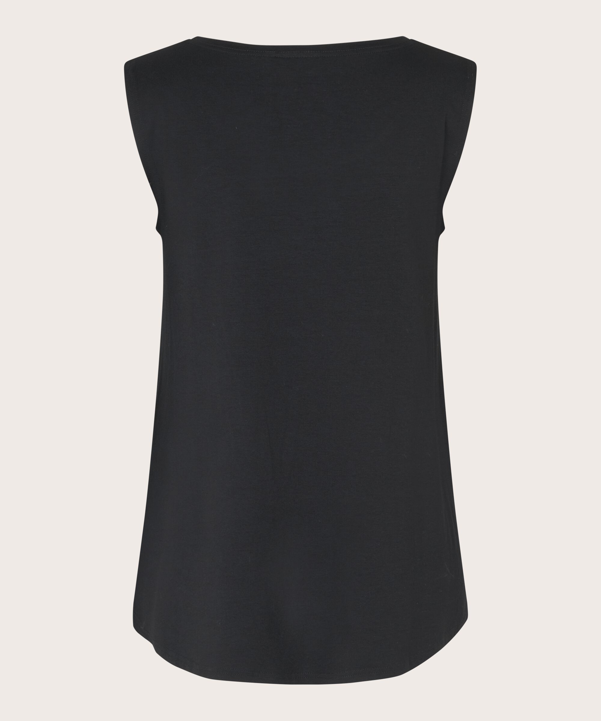 Ärmelloses Jersey-top, Black