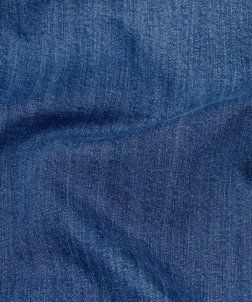 Cropped-Jeans mit Stretch, Blue Denim
