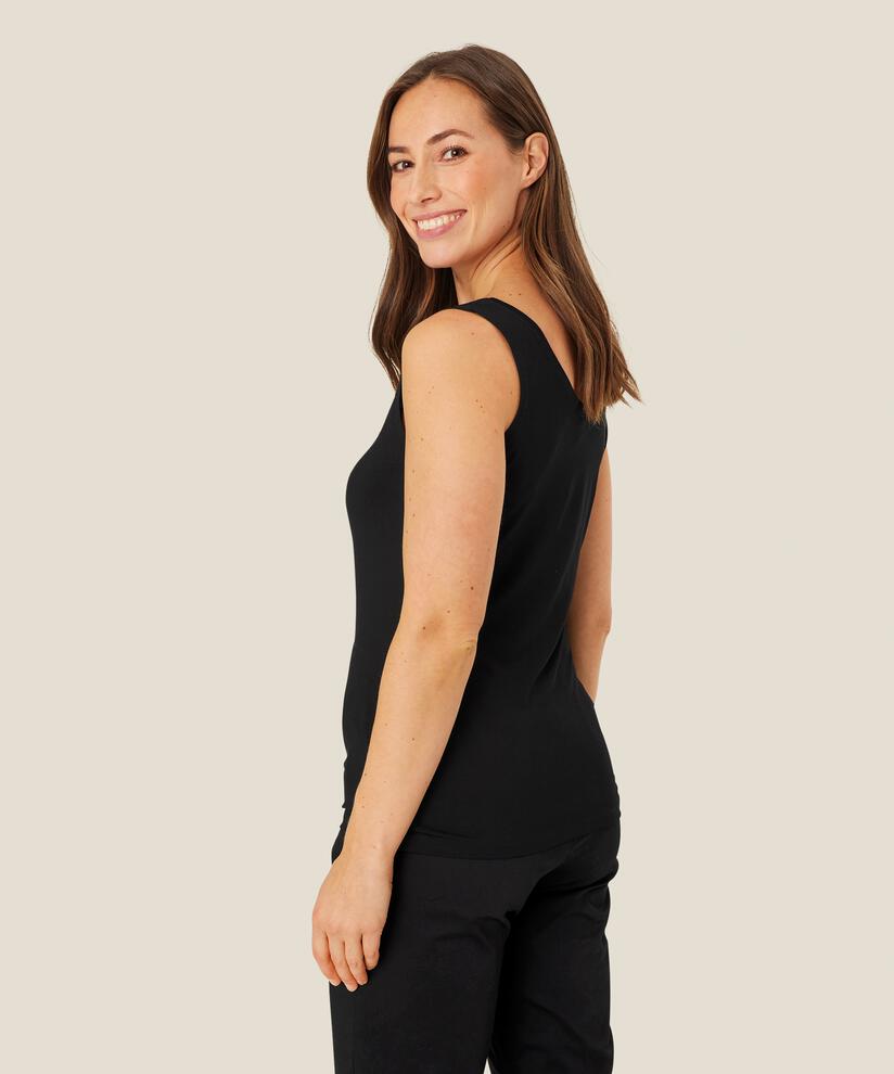 weiches Jersey-Tanktop, Black