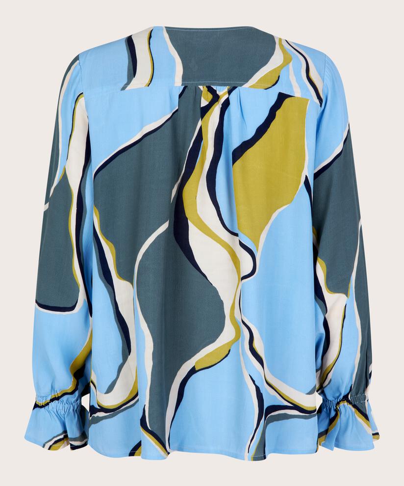 Viskosebluse mit V-Ausschnitt, Oasis