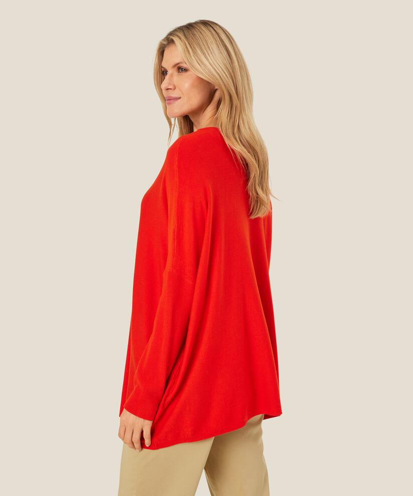 Oversize-pullover Mit Schmalen Ärmeln, Poinciana