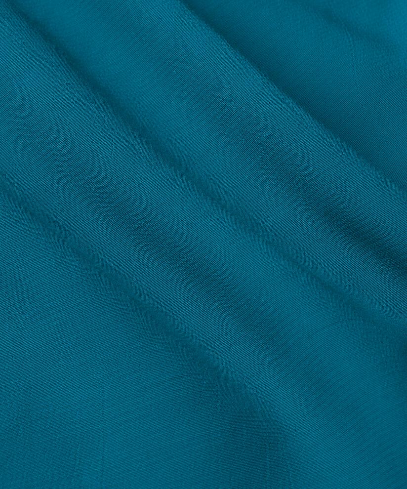 Viskosekleid mit Rundhalsausschnitt und kurzen Ärmeln, Celestial