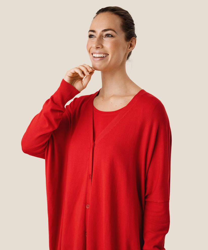 Lina Cardigan, Goji Berry, hi-res