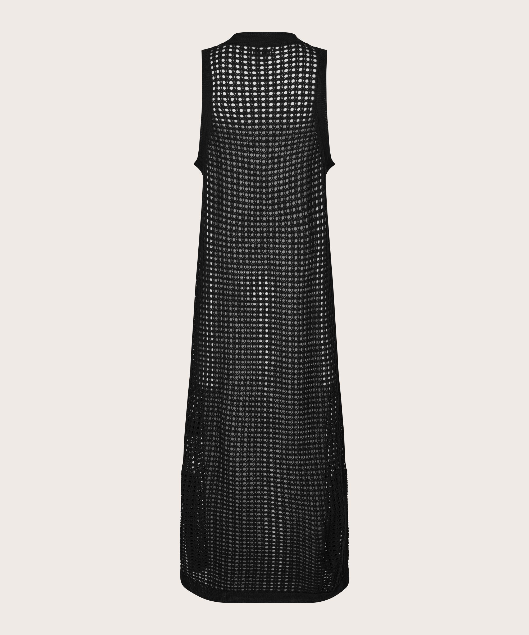 Strickkleid aus weicher Baumwolle, Black