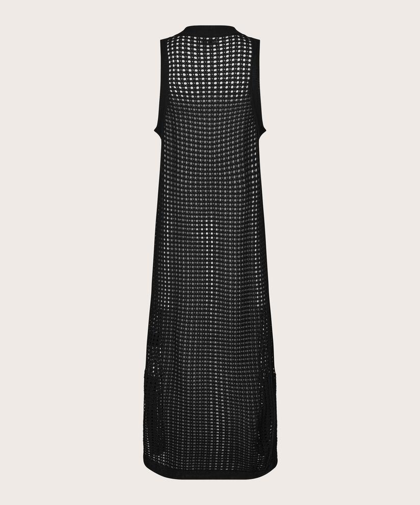 Strickkleid aus weicher Baumwolle, Black