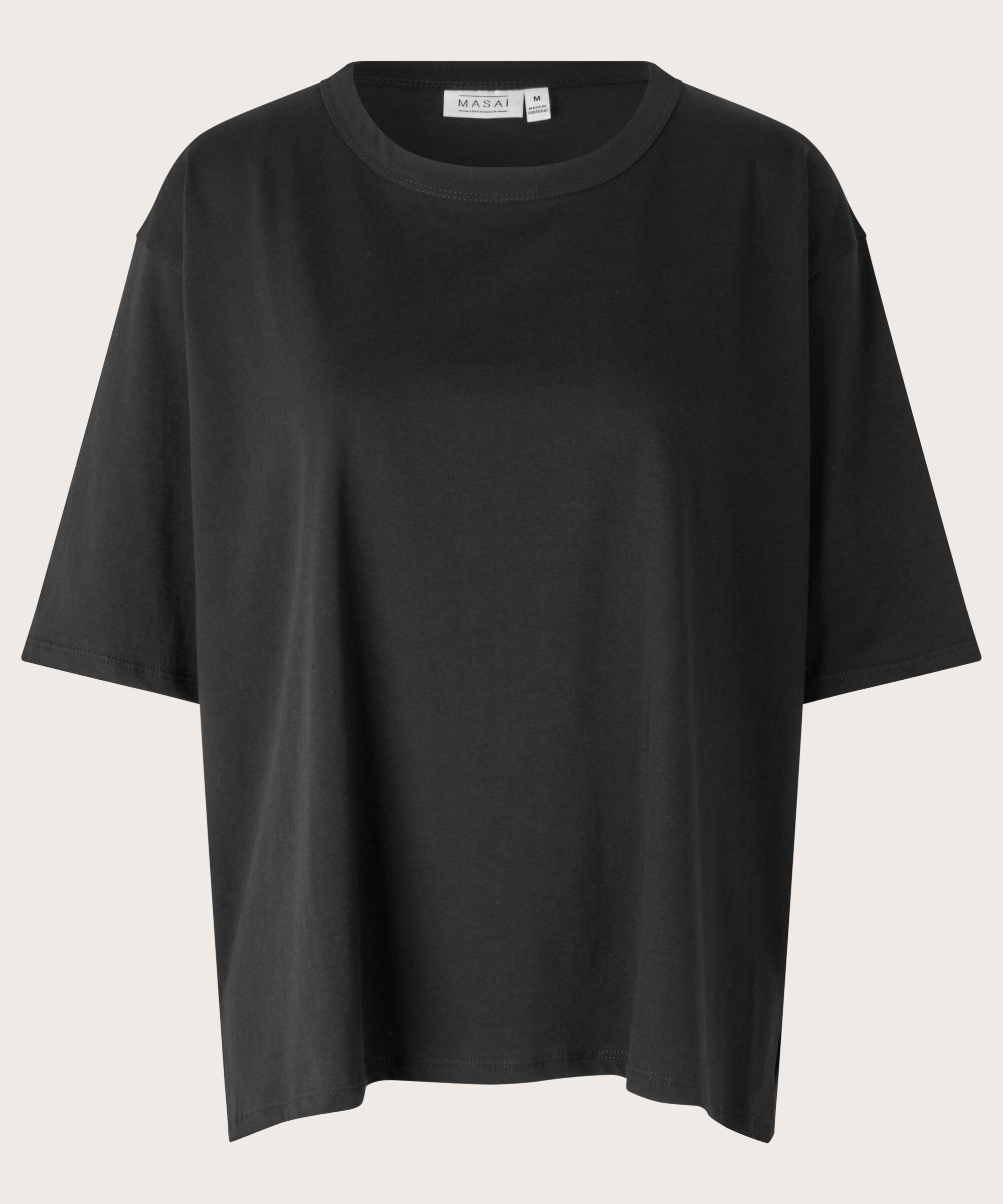 T-shirt Mit Rundhals, Black