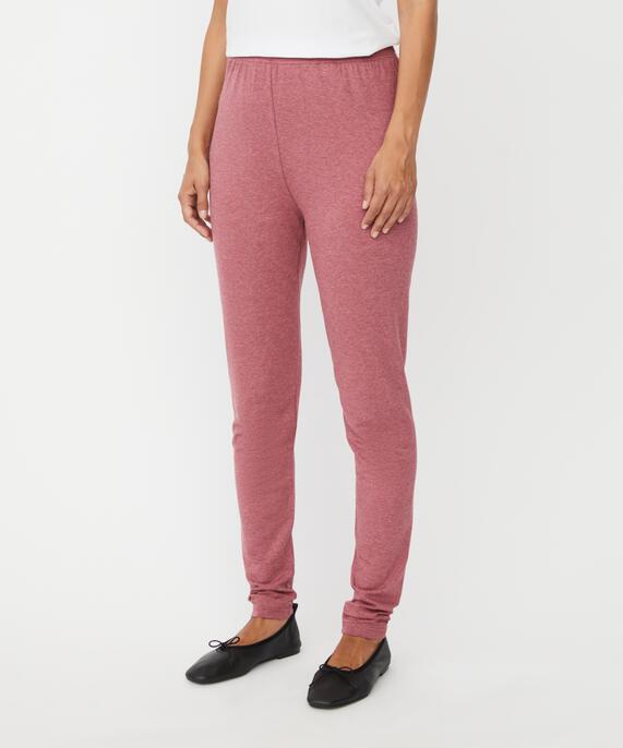 Leggings in extra weicher Jersey-Qualität, Tawny Port mel.