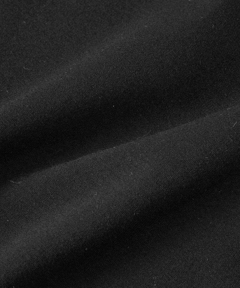 Bleistiftrock aus Jersey mit Schlitz hinten, Black