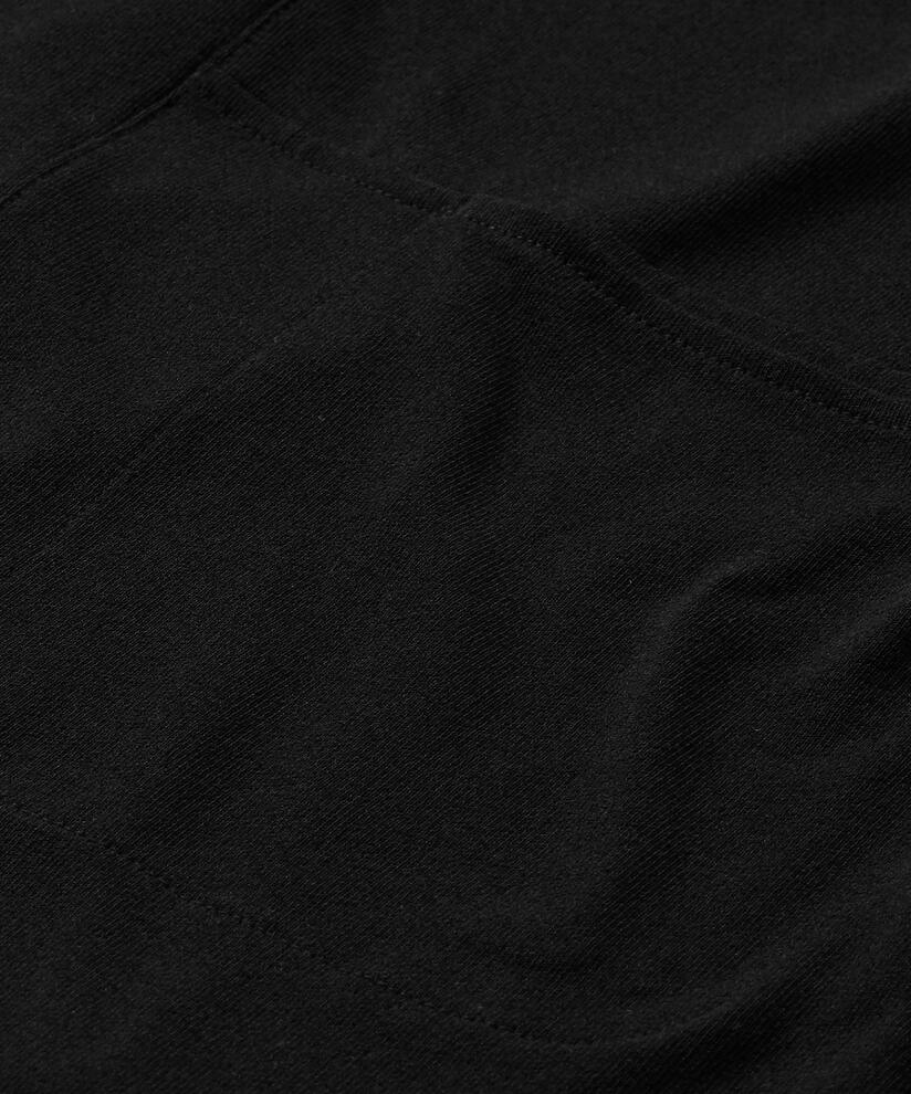 Jersey-Cardigan mit Taschen, Black