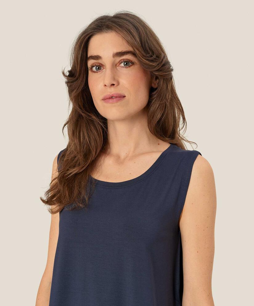 Ärmelloses Jersey-top, Mood Indigo