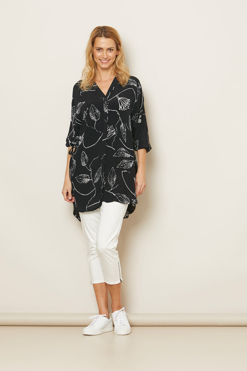 IBEFA HEMDBLUSE, Black