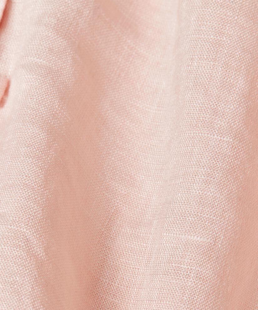 Leinenbluse mit Knopfleiste, Mauve Chalk