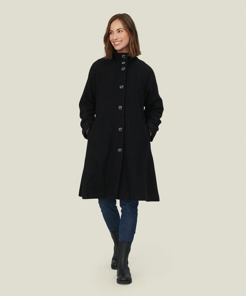 TESSA WOLLMANTEL, Black