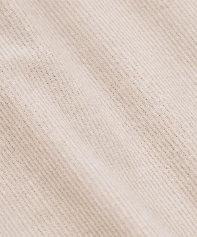 Cordhose mit Bundfalten vorne, Silver Cloud