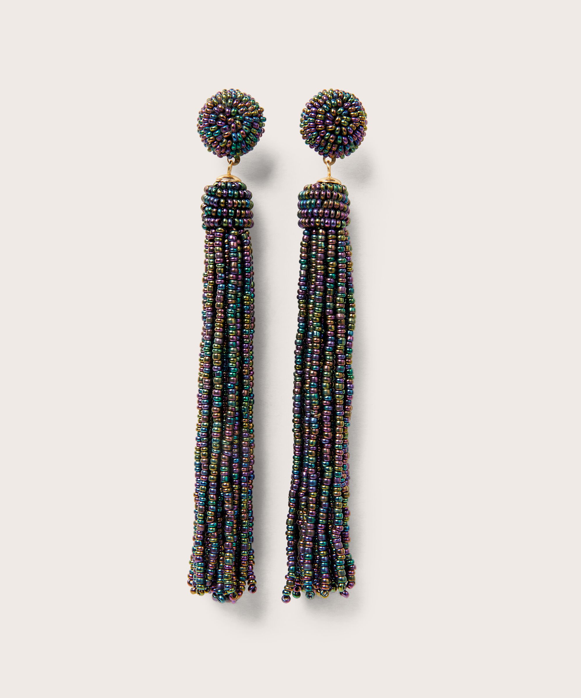 Ohrringe mit Glasperlen, Maritime Blue