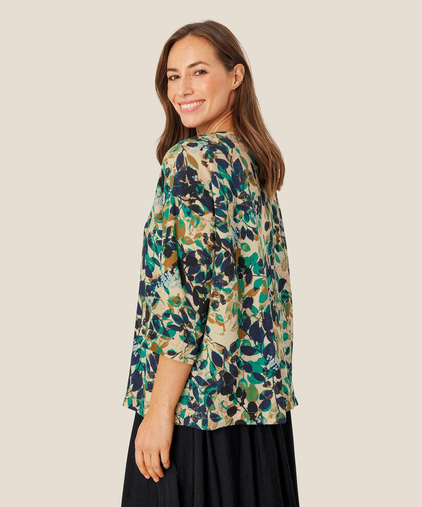 Viskosebluse Mit 3/4 Ärmeln, Greenlake
