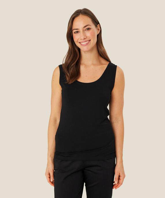 weiches Jersey-Tanktop, Black