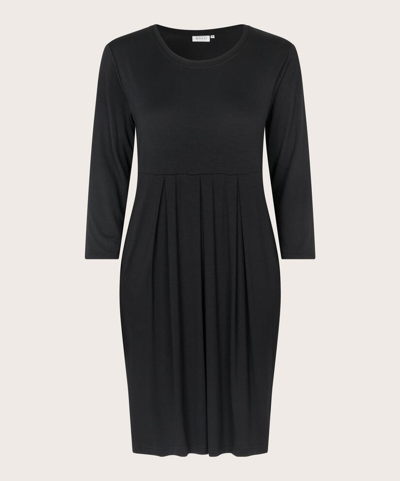 Tulpenkleid aus Jersey, Black