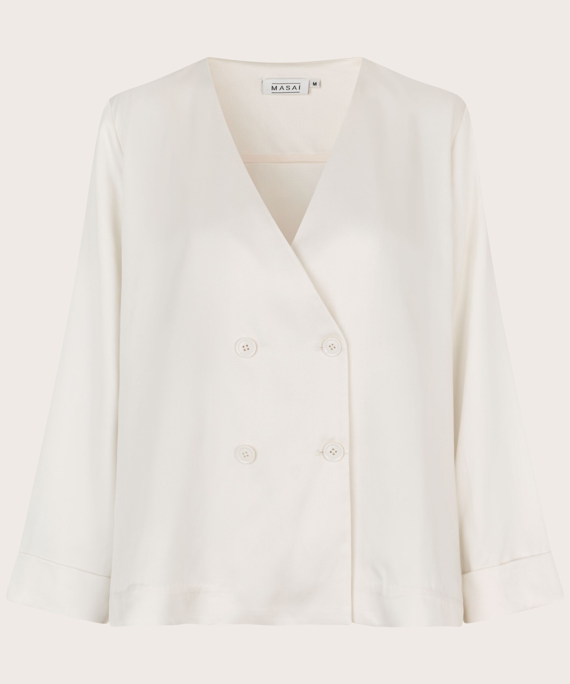 Jacke mit zweireihigem Knopfverschluss und V-Ausschnitt, Jet Stream