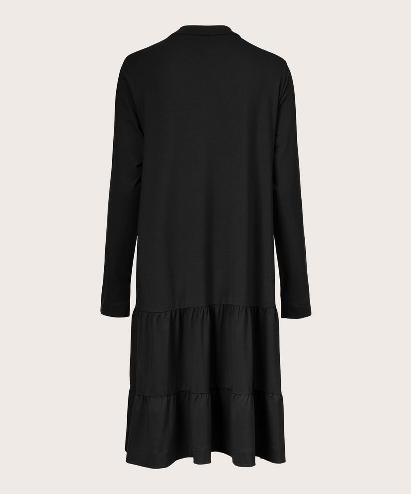 NORIS JERSEY KLEID, Black