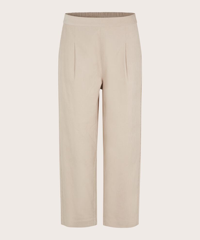 Cordhose mit Bundfalten vorne, Silver Cloud