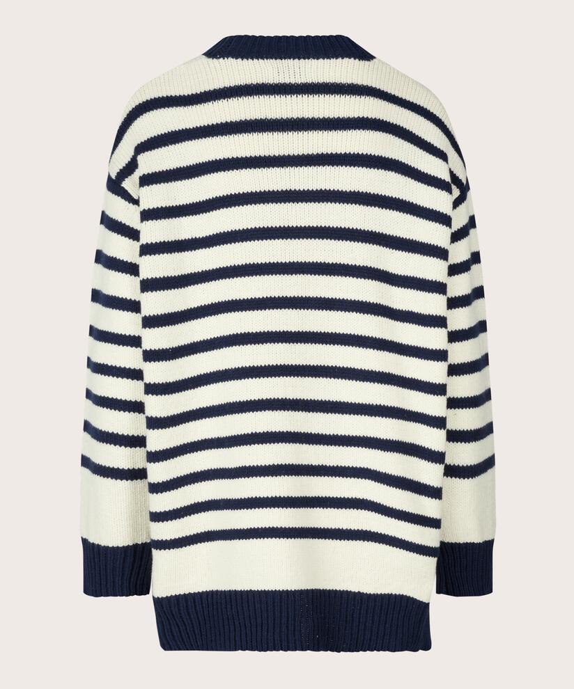 Frederikka Pullover, Whc/Navy blz