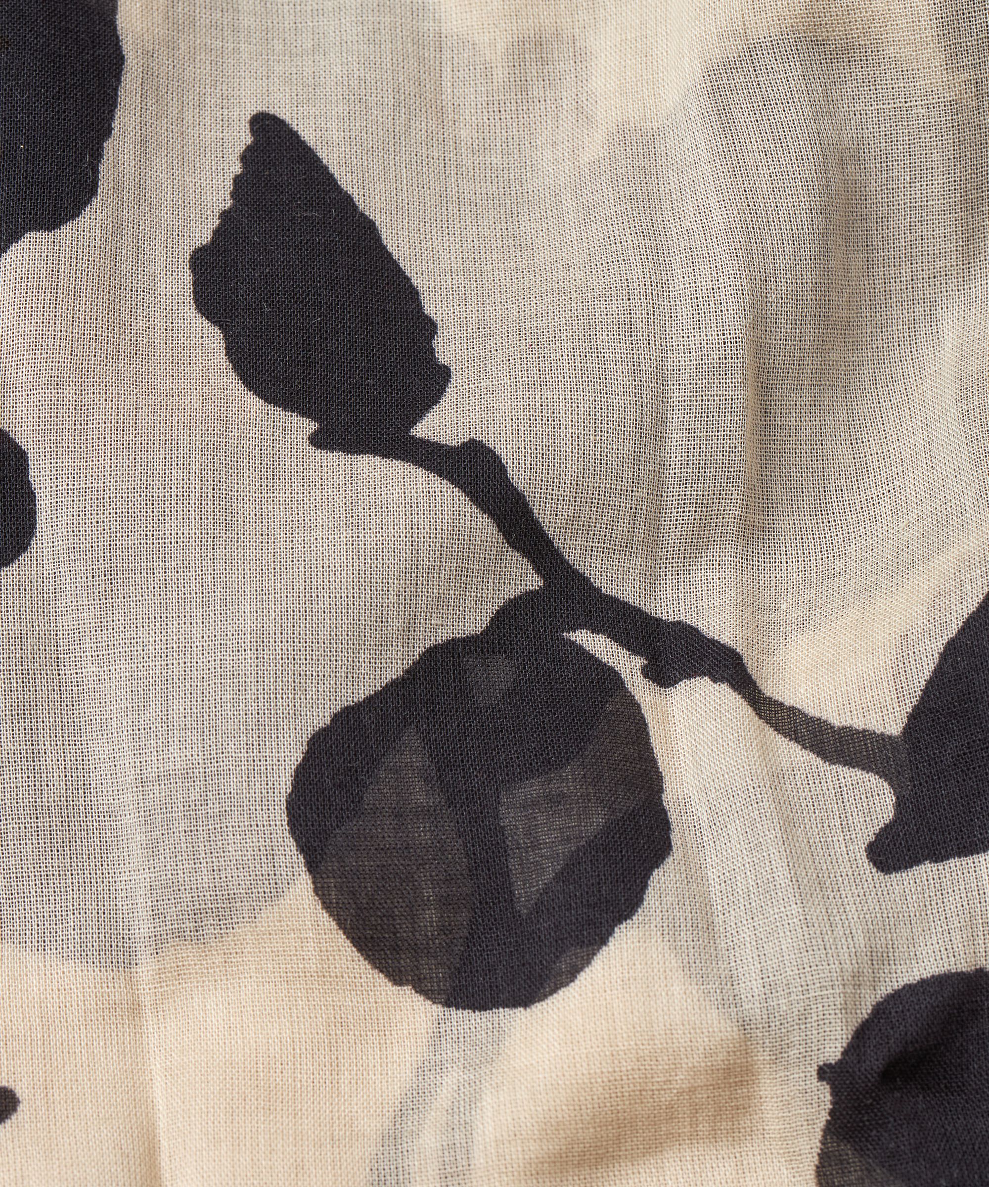 großer Baumwollschal, Chestnut