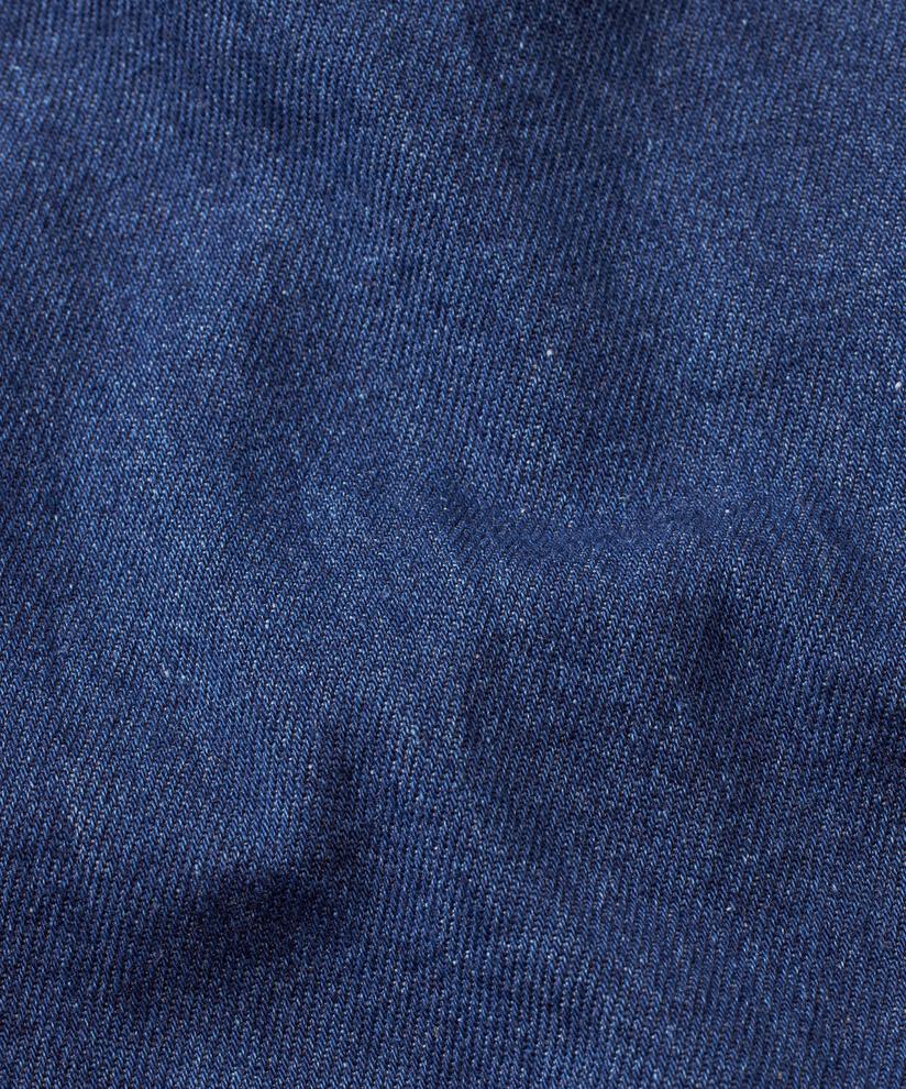 weiches Jeanshemd mit Eingrifftaschen, Dark Denim