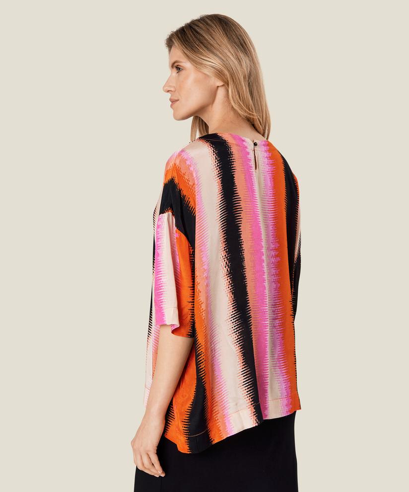 Viskose Bluse mit kurzen Ärmeln, Tigerlily