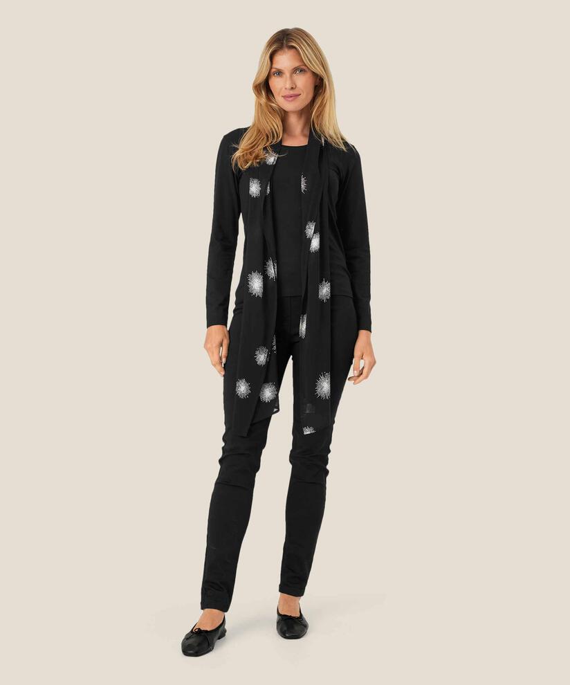 Tuch aus Viskose, Black