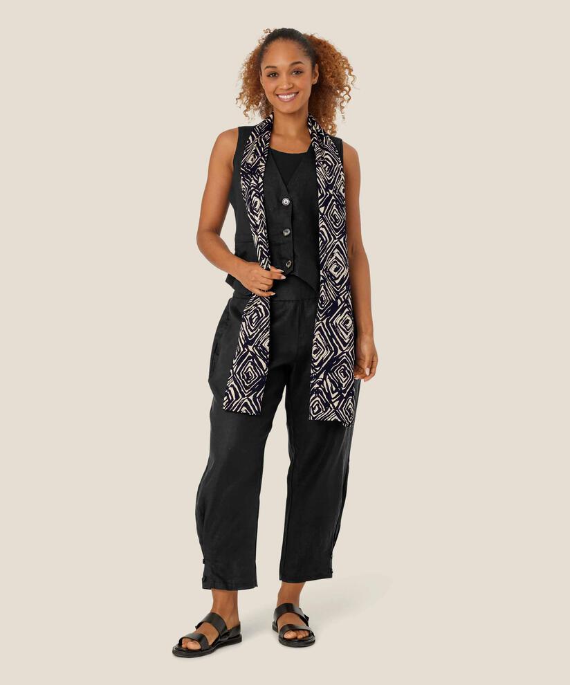 Tuch Aus Viskose, Black