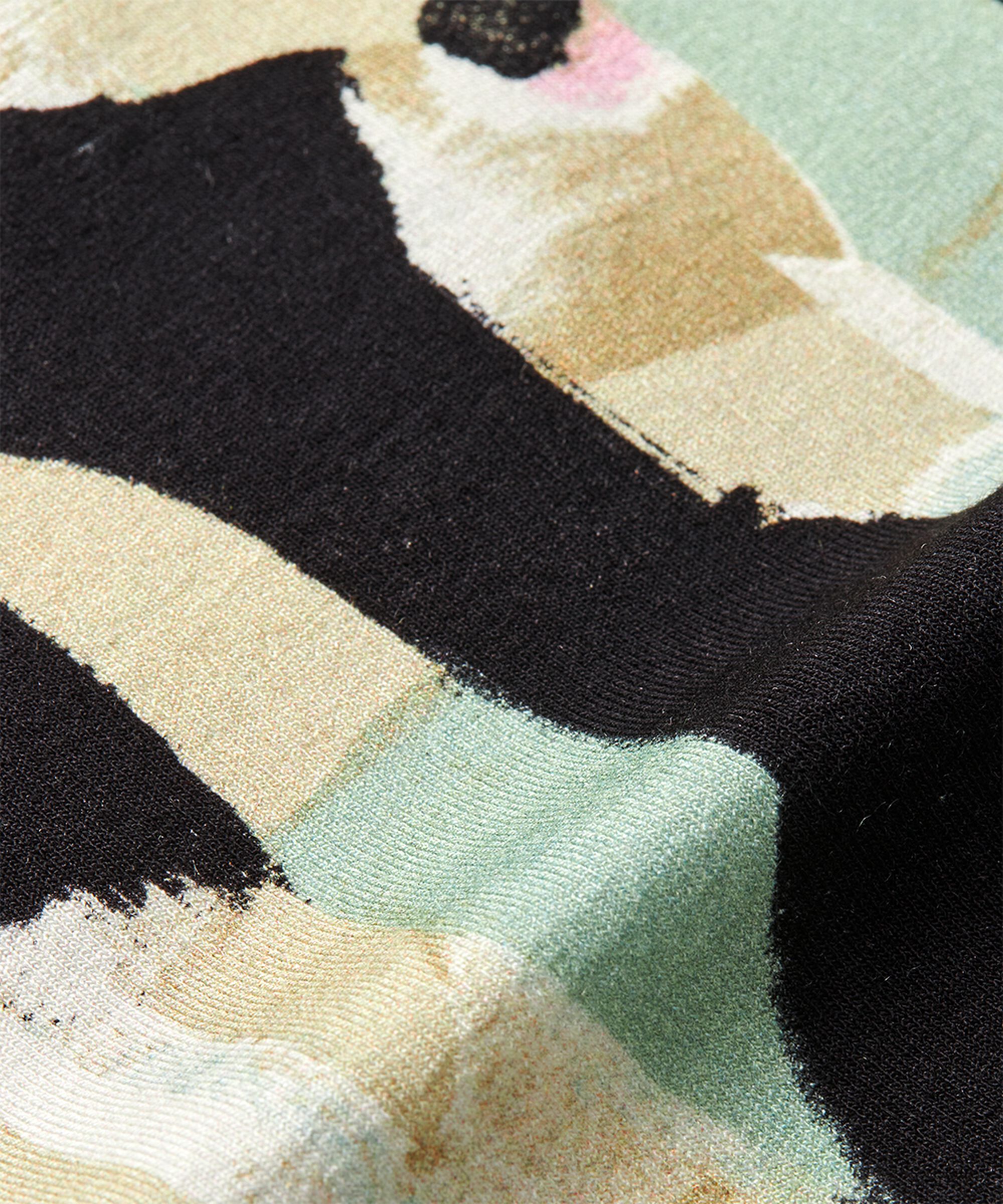 Bedruckter Jerseyrock mit breiter Passe, Frosty Green
