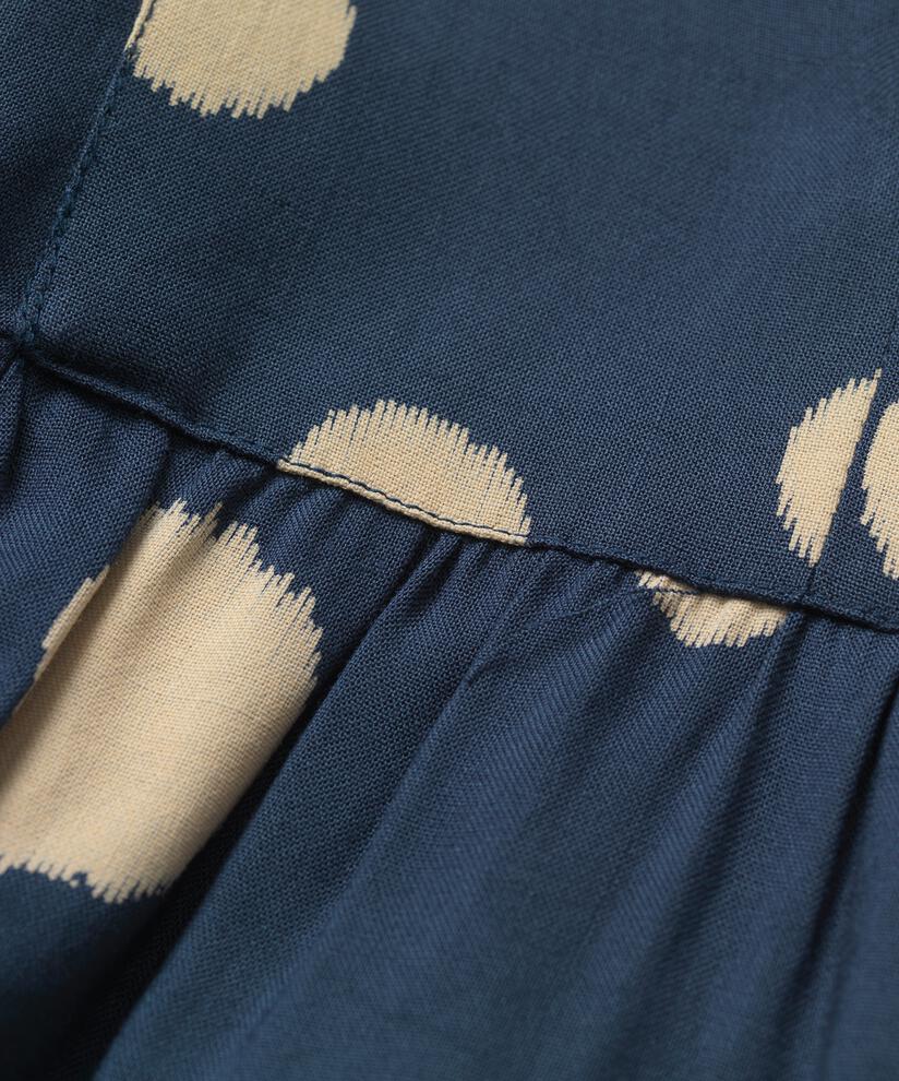 Kleid mit Bindebändern am Hals und Eingrifftaschen, Moonlit Ocean