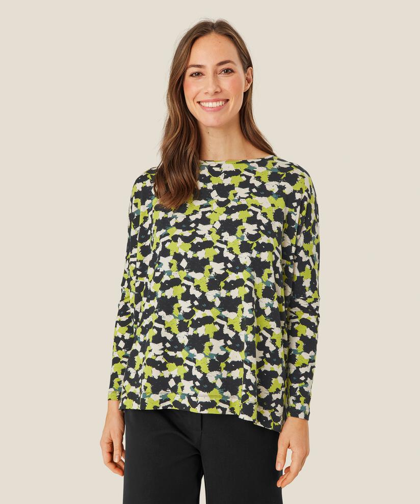 Bedrucktes Oversize-jersey-top, Oasis