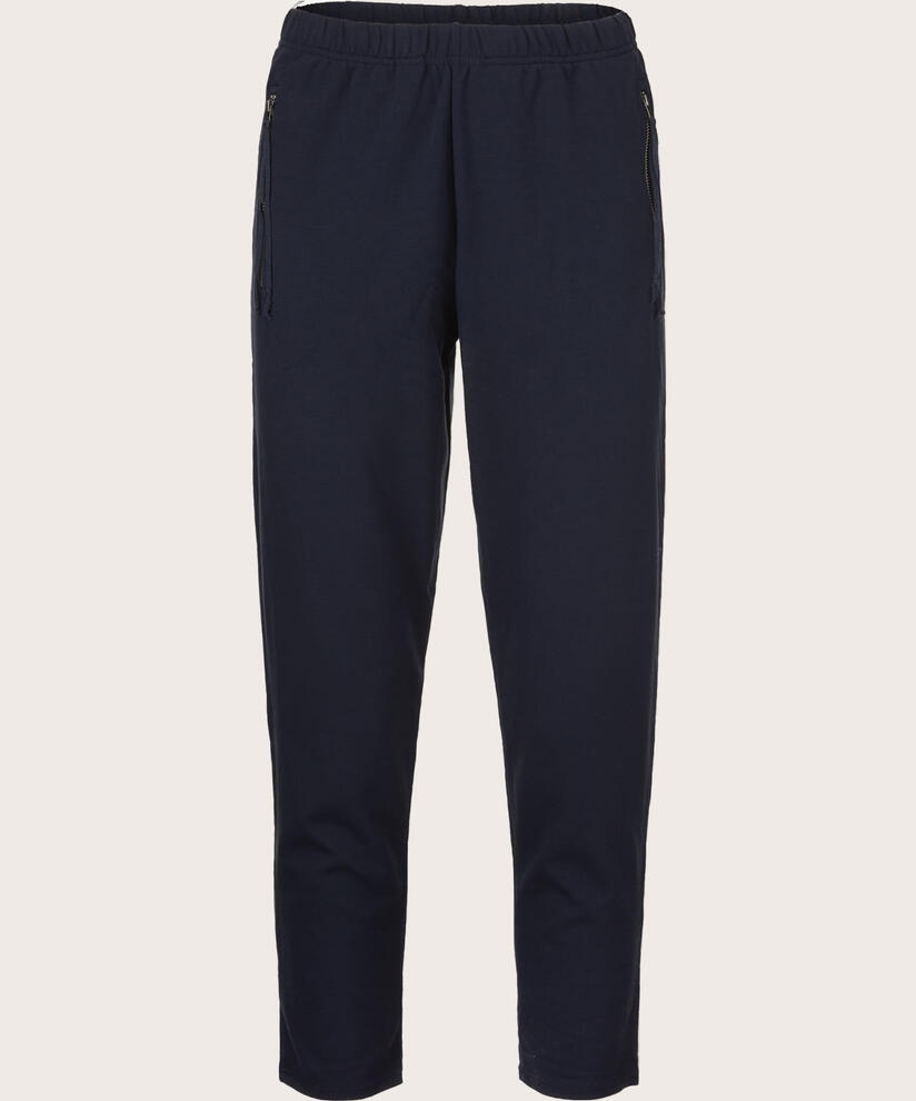 Knöchellange Hose aus Jersey, Navy