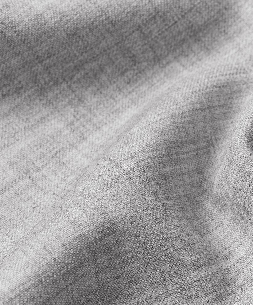 Hemdjacke mit Dreiviertelärmeln, L. Grey mel.