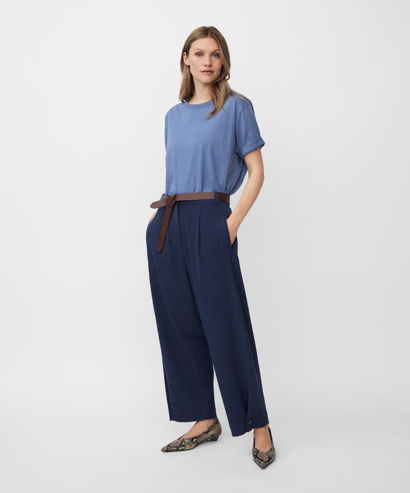 T-shirt Mit Rundhals, Bijou Blue
