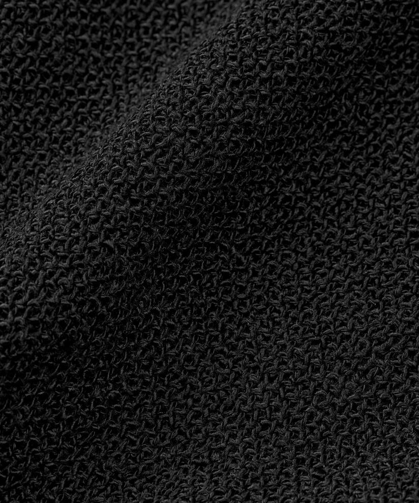 Bouclé-Jacke mit Taschen, Black