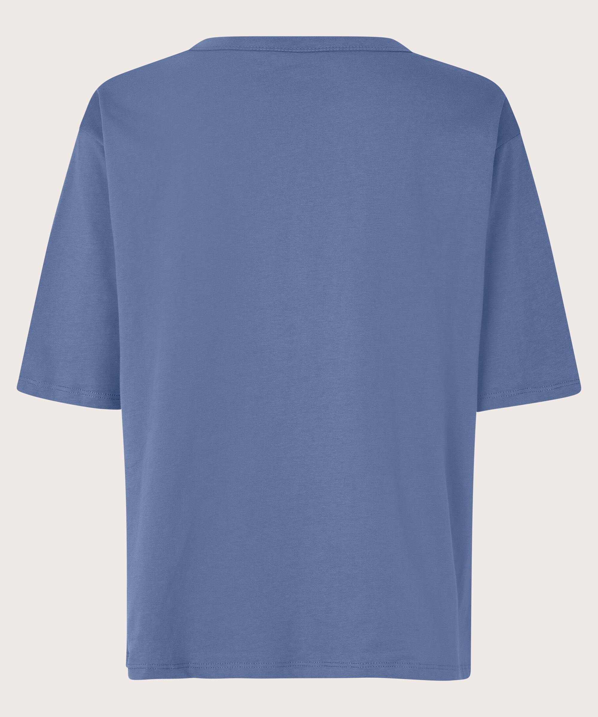 T-shirt Mit Rundhals, Bijou Blue